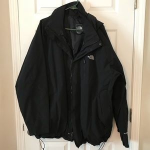 XXL North Face ski jacket shell with fleece zip in